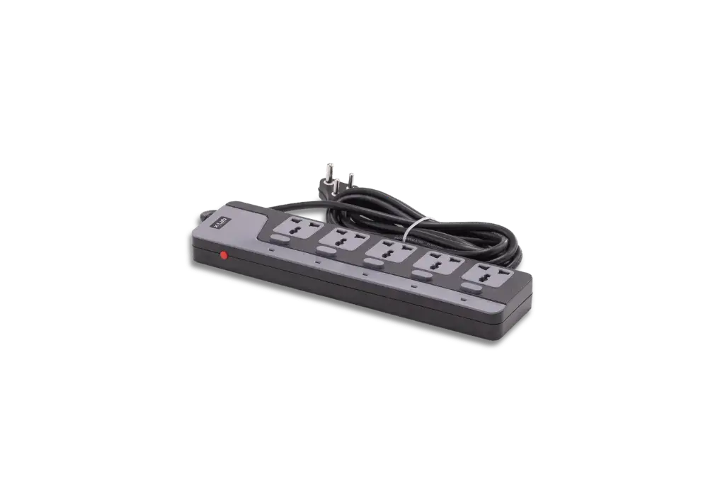 xLab 5 Universal Sockets - 3.5 Meters, Pure Copper Power Extension Board with 5 Individual Switches (XEC-550N35)