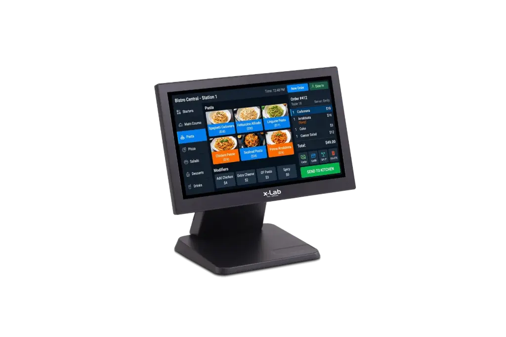 xLab XL-PT156S POS Terminal Single Display 15.6" LCD Touch Screen, i5, Black