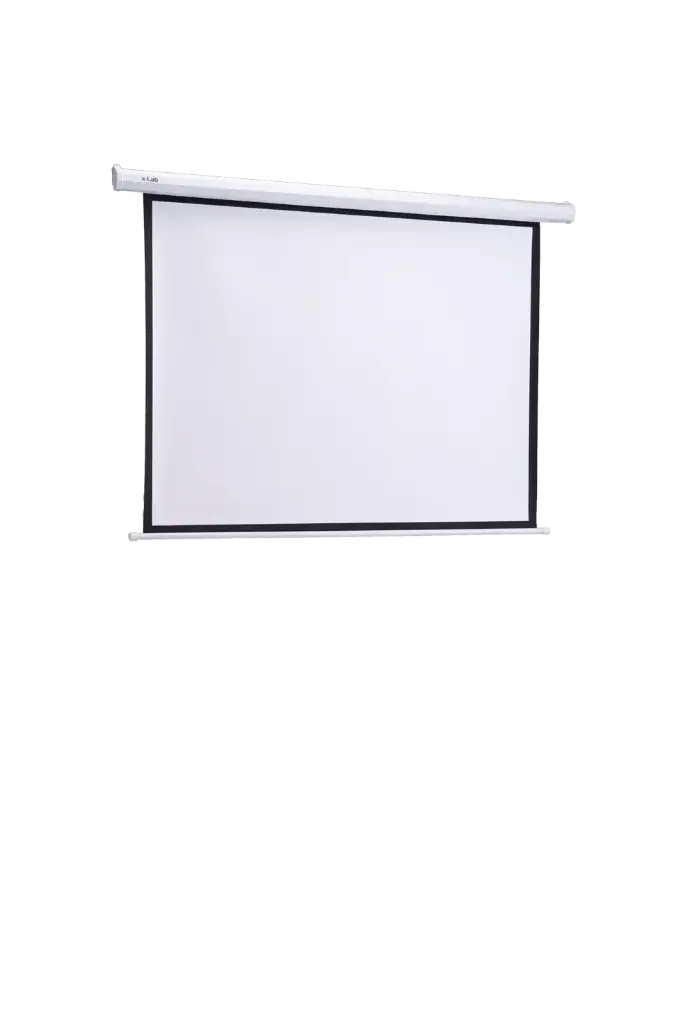 xLab XPSER-150 Projector Screen, Electric 150", 4:3 Matte White, 0.38 mm Thickness