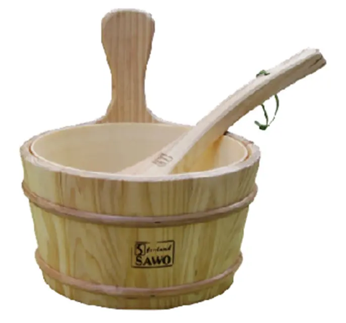 Sauna Bucket with Spoon